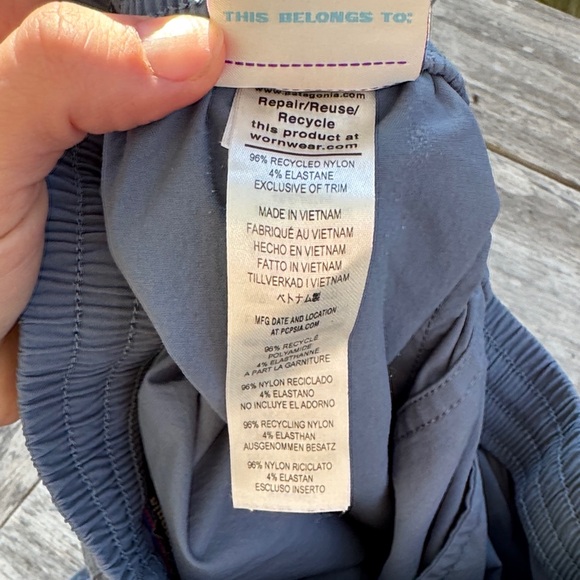 Patagonia Kids Slate Blue Joggers - Picture 4 of 8